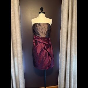 Halston Heritage Mini Strapless Cocktail, Wedding, Homecoming Dress